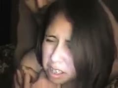 Drilling a dirty-minded, bitchy, dark brown hottie in a truly extreme manner